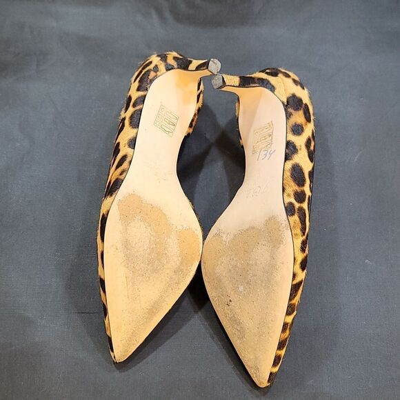 J.CREW COLLETTE D'ORSAY PUMPS IN LEOPARD CALF HAIR - Picture 13 of 16